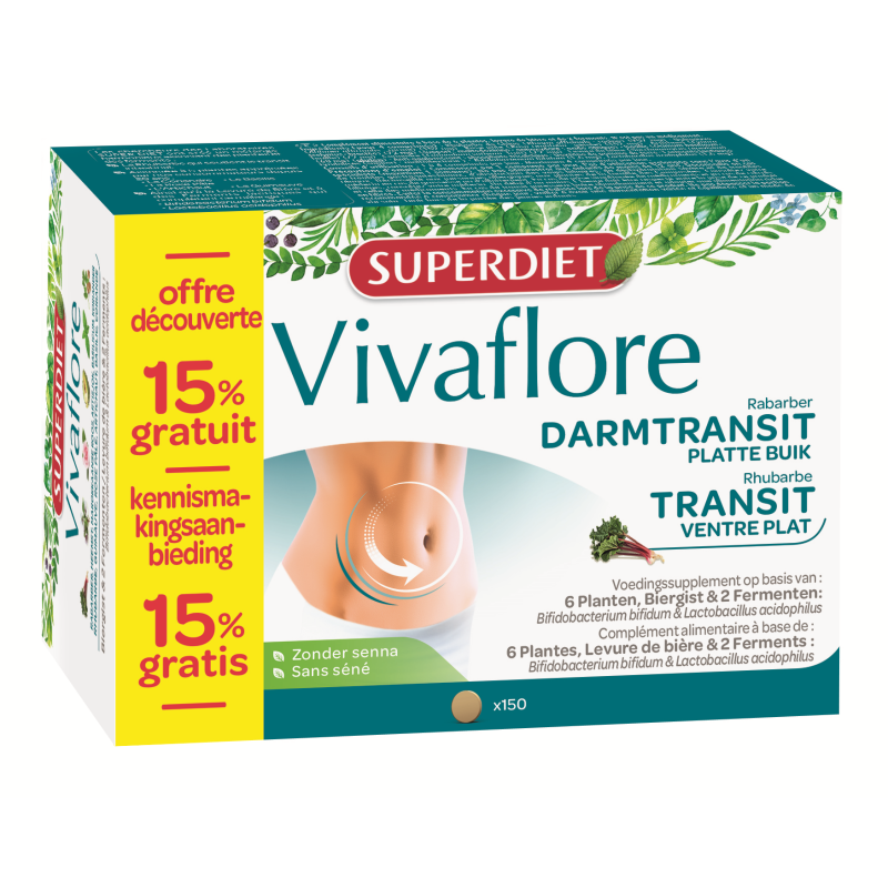 Vivaflore + 15% gratis 150 capsules