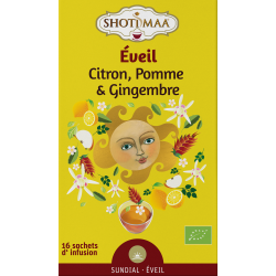 Infusion ayurvédique Eveil - citron, pomme et gingembre bio* 16 infusettes