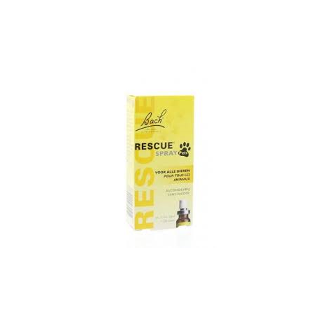 Rescue spray pets sans alcool 20ml