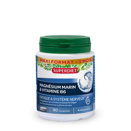 Magnésium marin + vit B6 90 capsules