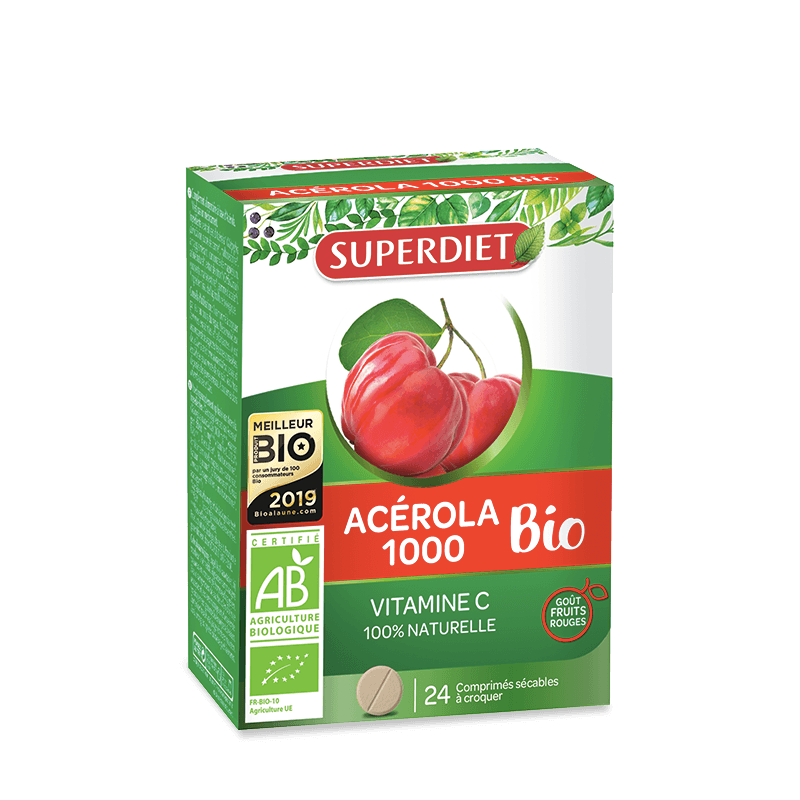 Acerola 1000 bio* 24 comprimés