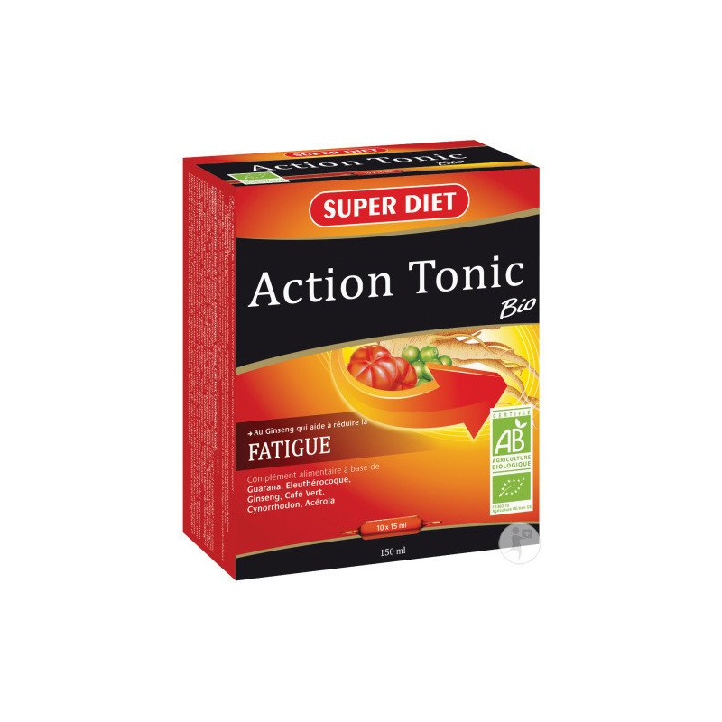 Action tonic bio* 10 ampoules x 15ml