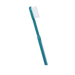 Brosse à dents adulte bioplastique soft bleu lagon