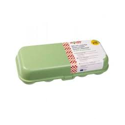 Boîte à 10 oeufs bioplastique vert