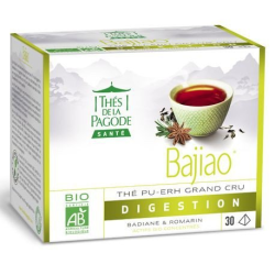 Thés Bajiao digestion bio* 18 infusettes