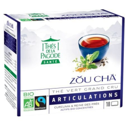 Thé vert zou cha bio* articulations 18 infusettes